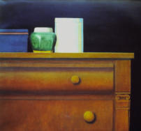 Wim Blom-Cabinet with green fig jar 1972