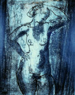 Wim Blom-Female nude 1960