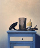 83-Wim Blom - Still life on cabinet 2002 oil on canvas 73 x 60 cm