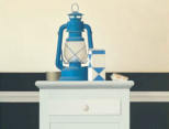 Wim Blom-Blue lamp oil on canvas 2006 60 x 73 cm-