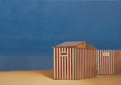 Wim Blom-Deserted beach 2006 - 18" x 29"
