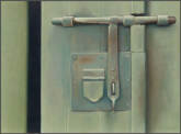 Wim Blom-Lock 2014 oil on canvas 30.5 x 40.7 cm-12 x 16 inches
