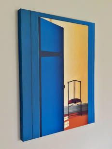 Wim Blom-The Blue Door  22"x28"