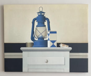 Wim Blom-The Blue lamp   27”x 22”