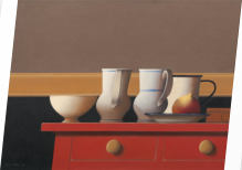 Wim Blom-Two valentian jugs 2009 oil on canvas 51 x 66 cm-20 x 26 inch