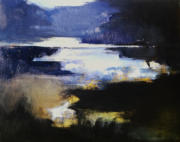 Wim Blom- Dark landscape 1965 20x22"