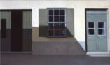 Wim Blom - Blacksmith's shop 1978 oil on canvas 27x46 cm