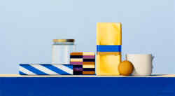 Wim Blom - Lacquer box and yellow parcel 2010 -12”x22”  