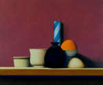 Wim Blom - Still Life with Orange 2005    22”x22” *
