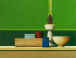 Wim Blom - Still life with lamp 2005 oil on canvas 45.7x61cm - 18 x 24 inches