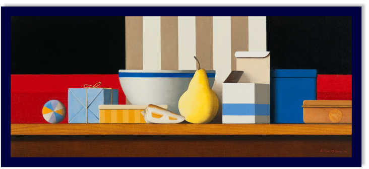 Wim Blom - Top shelf  2010  26 x 60.2 cm *canvas giclee archival reproduction print 